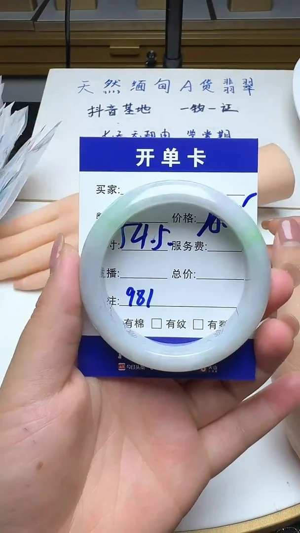 未镶嵌手镯翡翠981翡翠