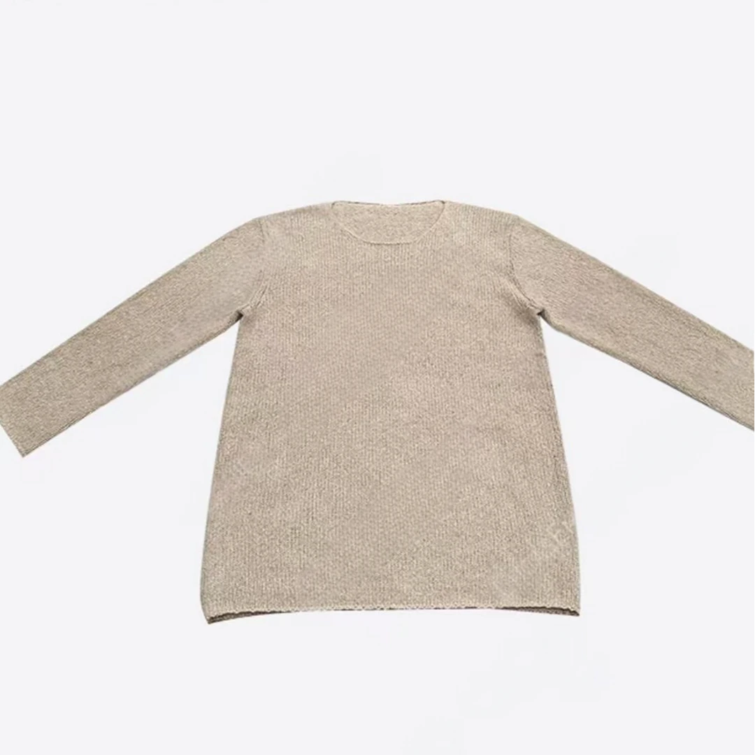 毛针织衫套头薄款衫圆领套头款百搭女上衣