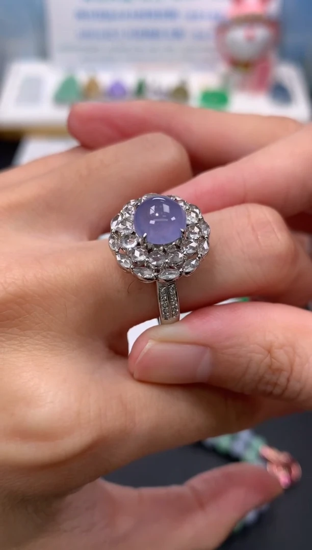 定制翡翠18K金镶嵌模式推广期48小时鉴赏期