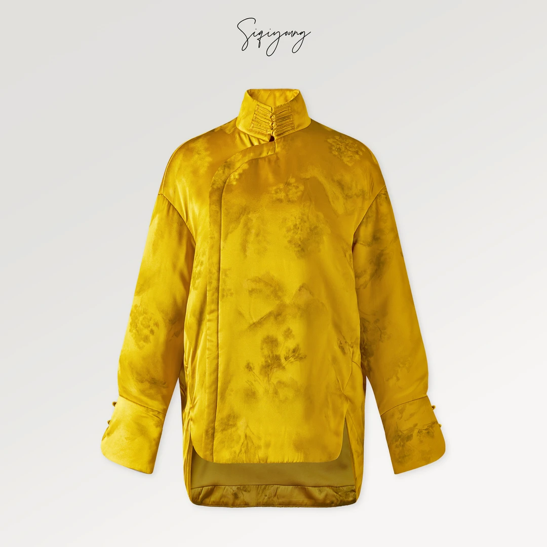 SIQIYOUNG【Maggie精选】福寿安康系列-提花蚕丝棉服