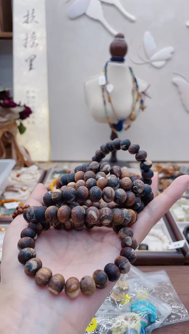 贡木手串/手链E178贡木盘珠单圈