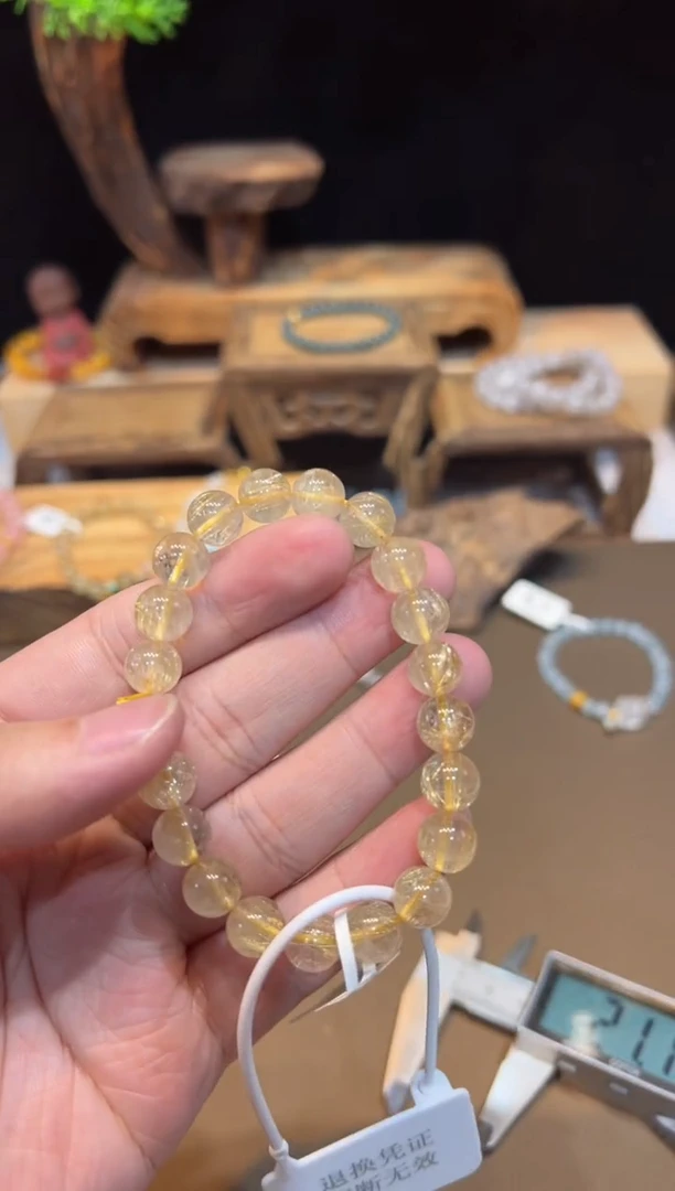 水晶手链未镶嵌手饰@@9654