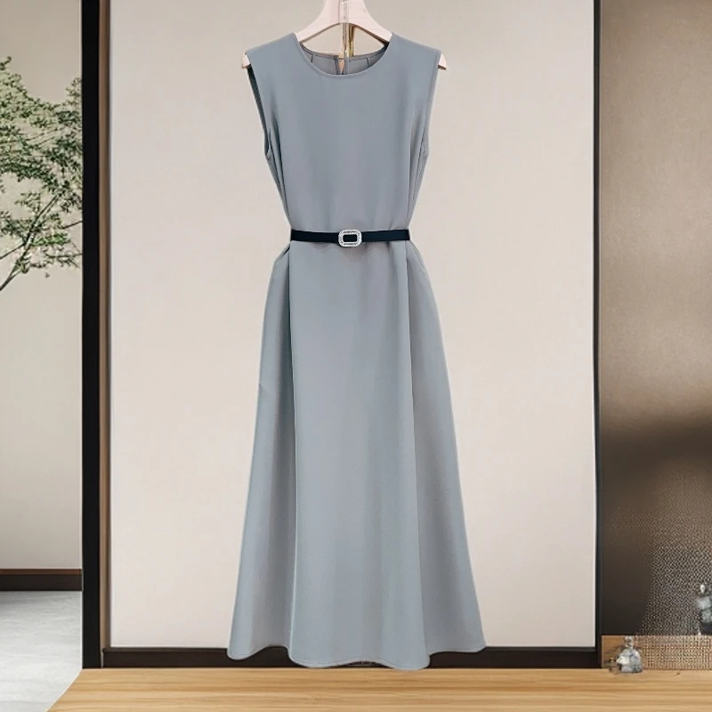 现货时尚气质百搭减龄显瘦2025年设计感新款女装连衣裙1045