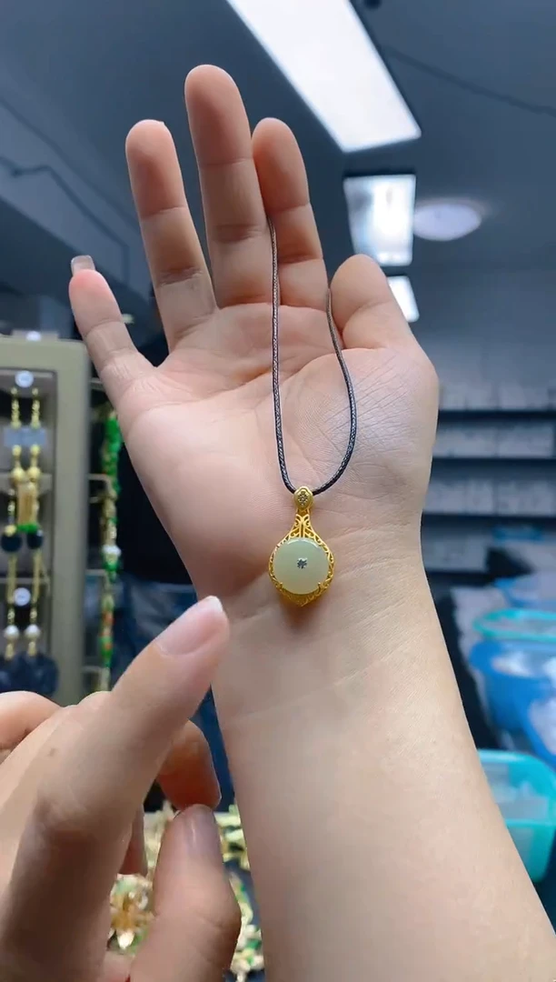 【闪购商品】和田玉耳饰未镶嵌07锁骨链