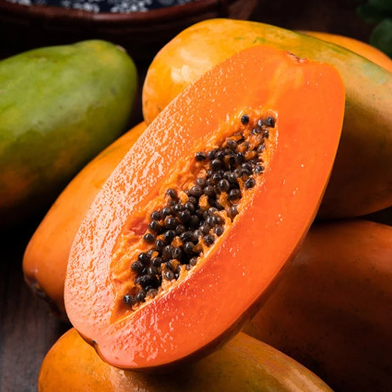 【催熟后食用】海南红心木瓜3/5斤装应季水果软嫩多汁多仓发货【ZY】