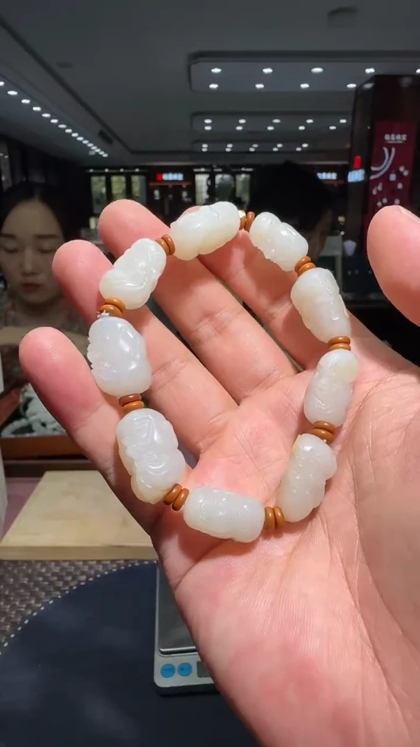 手串未镶嵌和田玉【钰725】45 7025