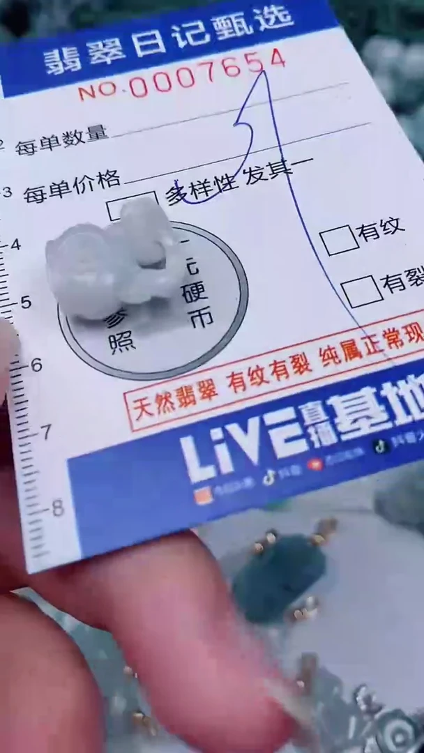 翡翠未镶嵌颈饰00007654