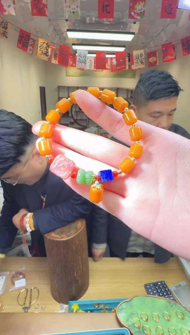 手链蜜蜡未镶嵌多样性发一件 156