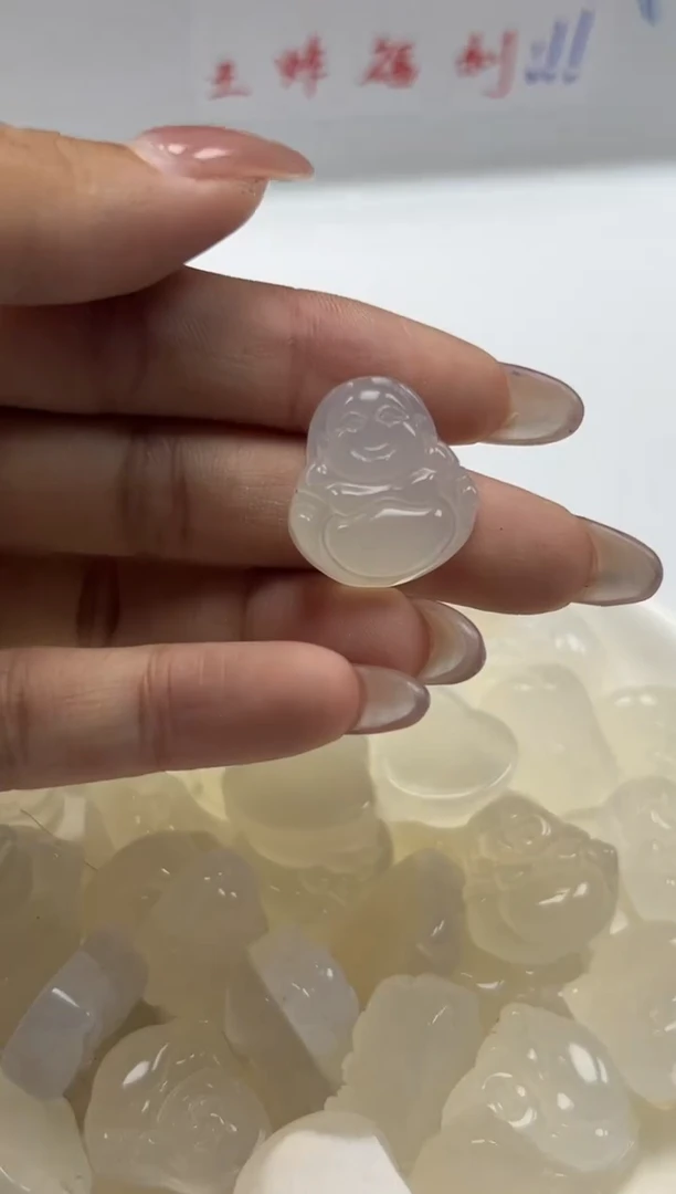 南红玛瑙未镶嵌颈饰x142荔枝冻佛公*1颗