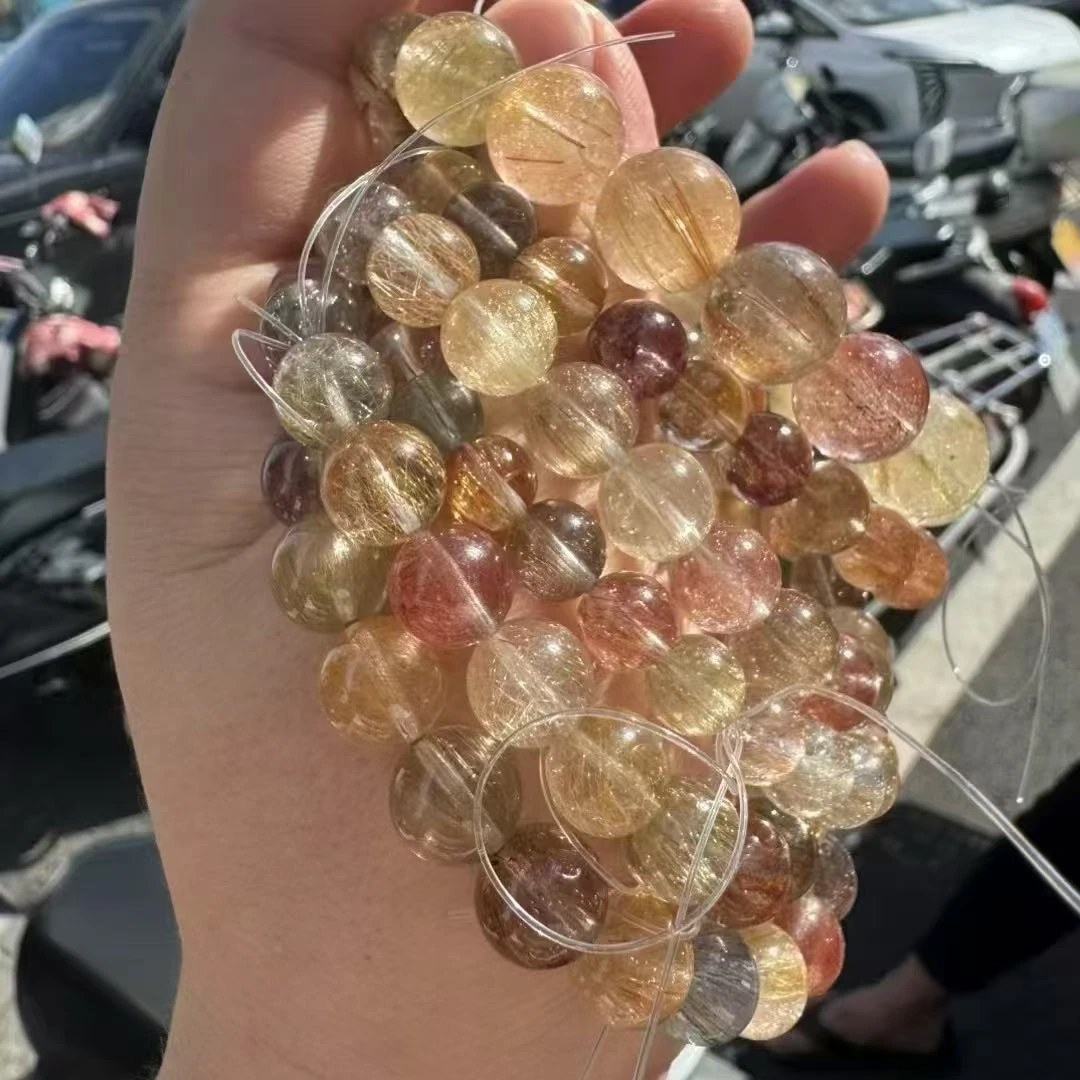 【灿如骄阳】5a彩兔毛千层幽灵 发丝盆景明显9mm