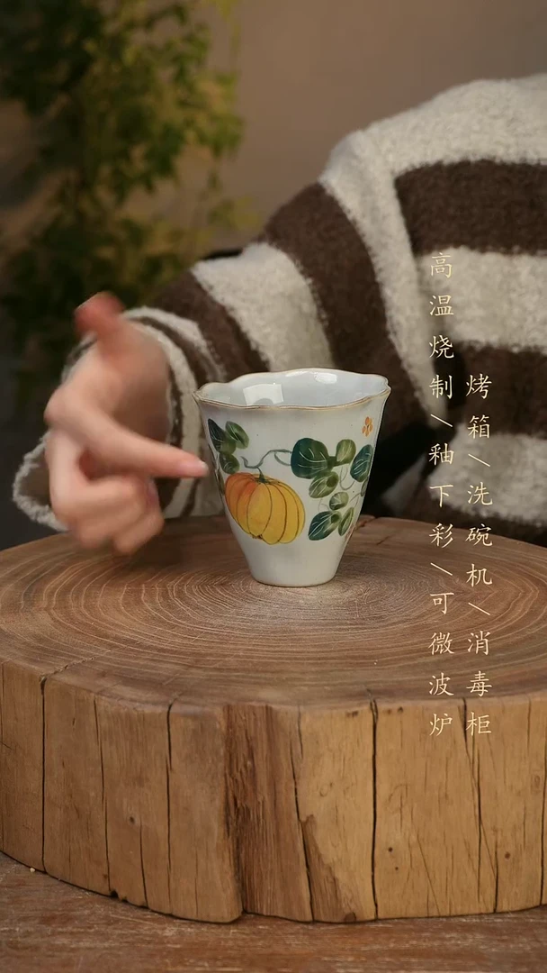 碗瓷景德镇手工手绘高温瓷釉下彩