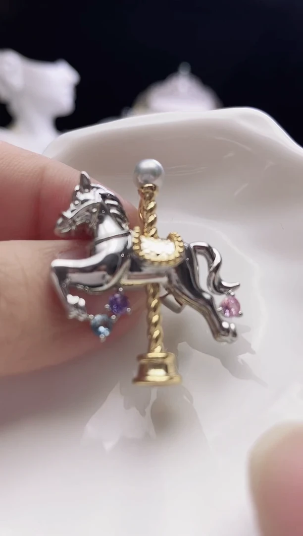 未镶嵌胸针海水珍珠海水真多麻珍珠胸针