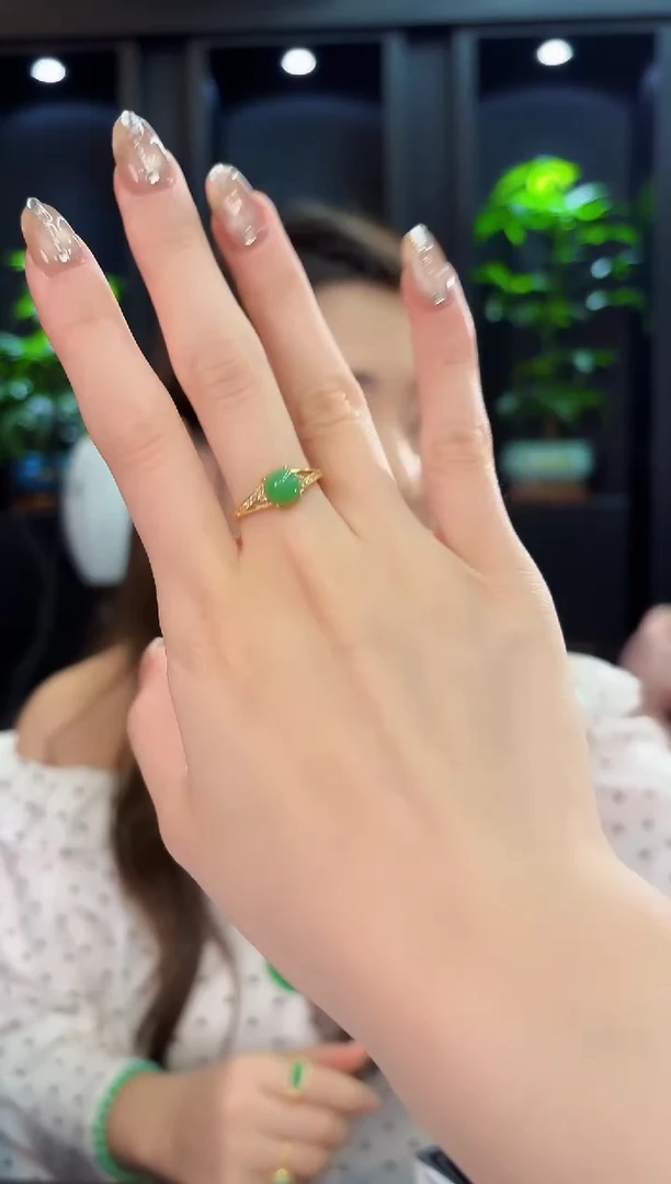 翡翠戒指未镶嵌缅料A货/多样性发货/一件