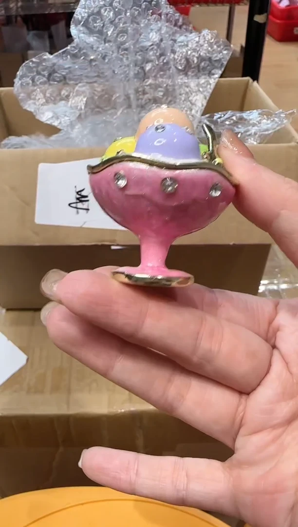 【闪购商品】茶宠珐琅首饰盒摆件AD101