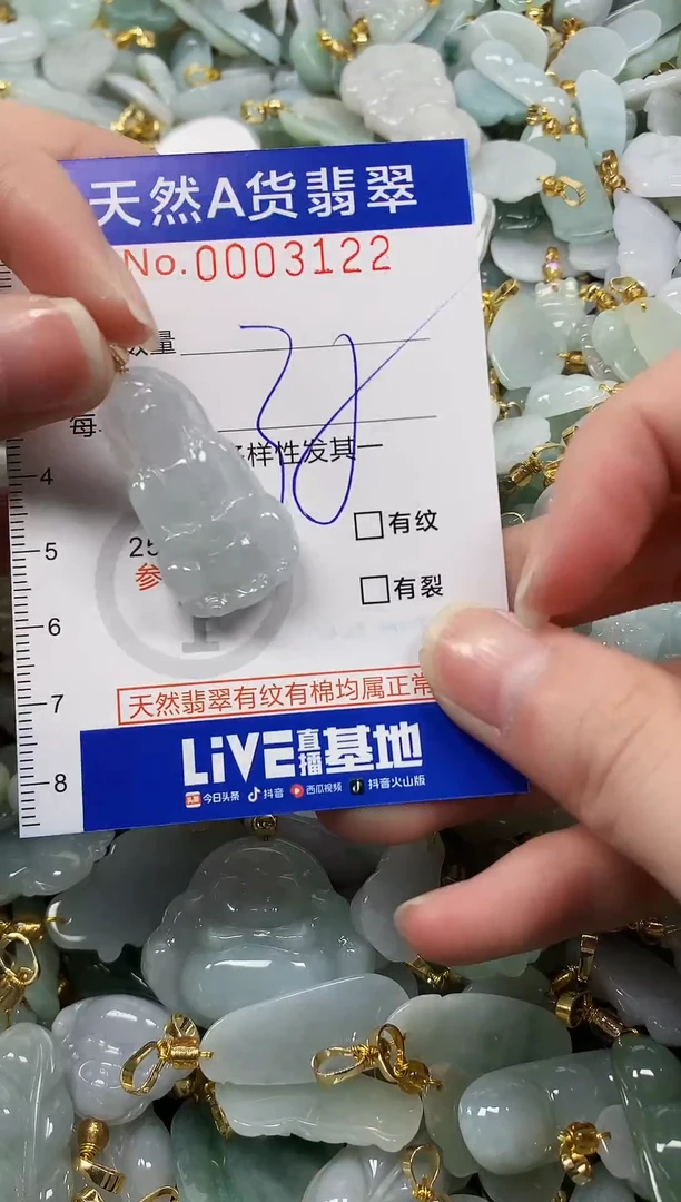 颈饰未镶嵌翡翠 纯天然a货翡翠