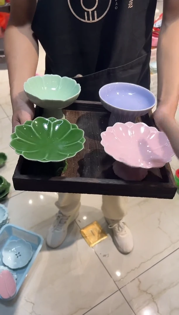 瓷片微瑕商品，介意勿拍-托盘