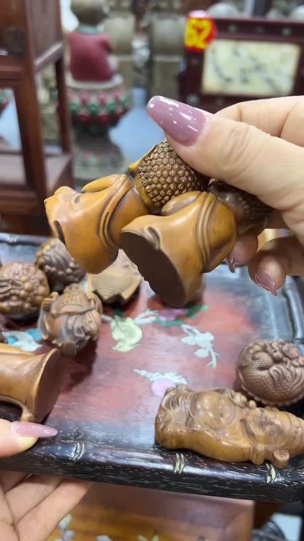 木沐头淘木雕摆件