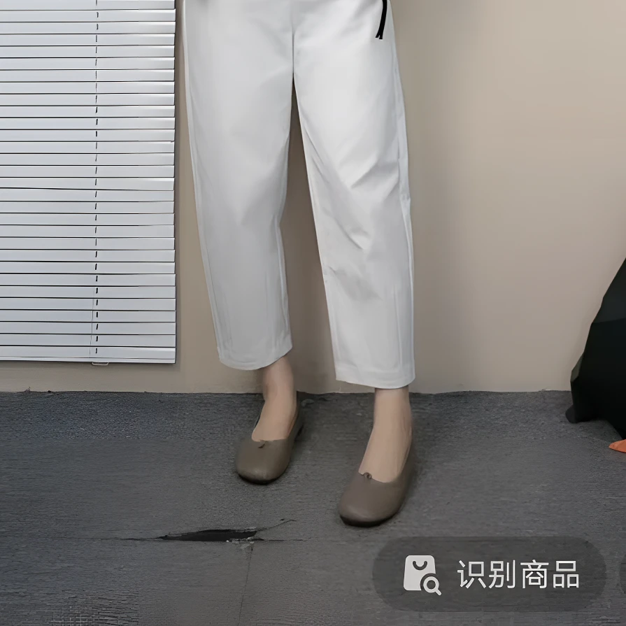 简约板鞋乐女2025春季新款一脚蹬金单鞋软底11