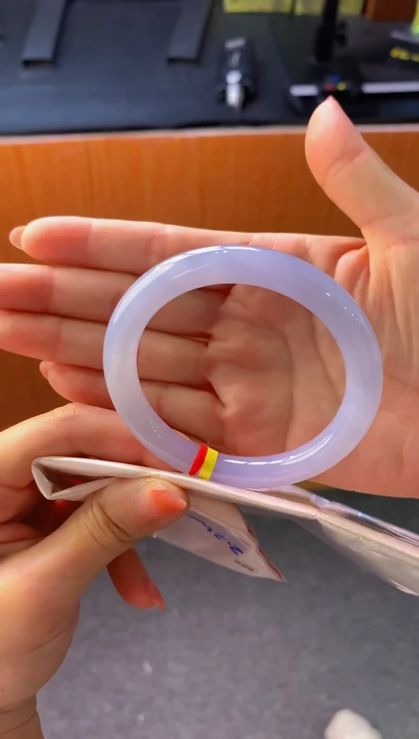 未镶嵌手镯翡翠-K78 圈口52.5