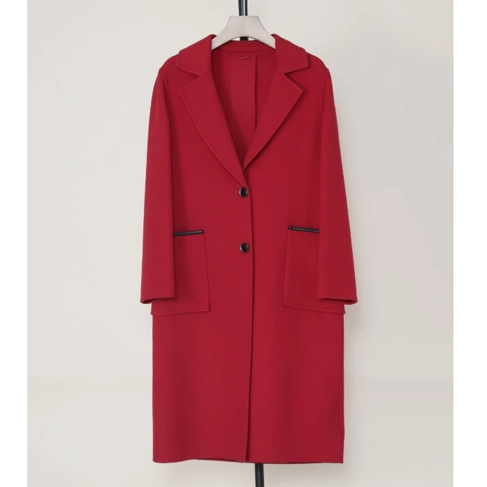 【首播福利】9109306双面羊毛大衣秋冬百搭时尚毛呢子大衣