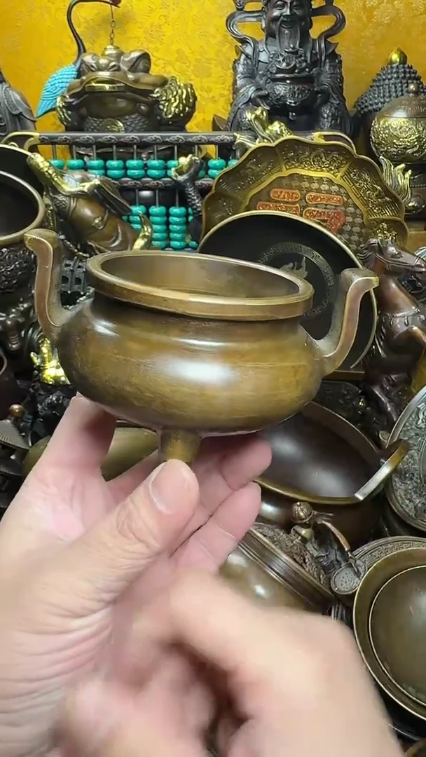 铜器摆件收收藏藏