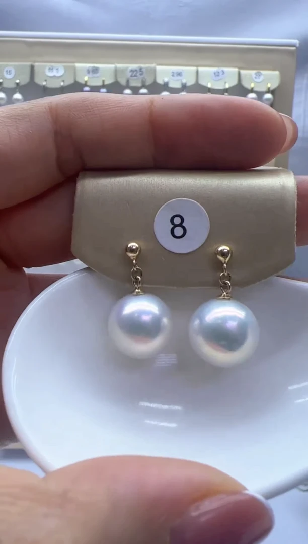 【闪购商品】淡水珍珠耳饰银S925镶嵌99