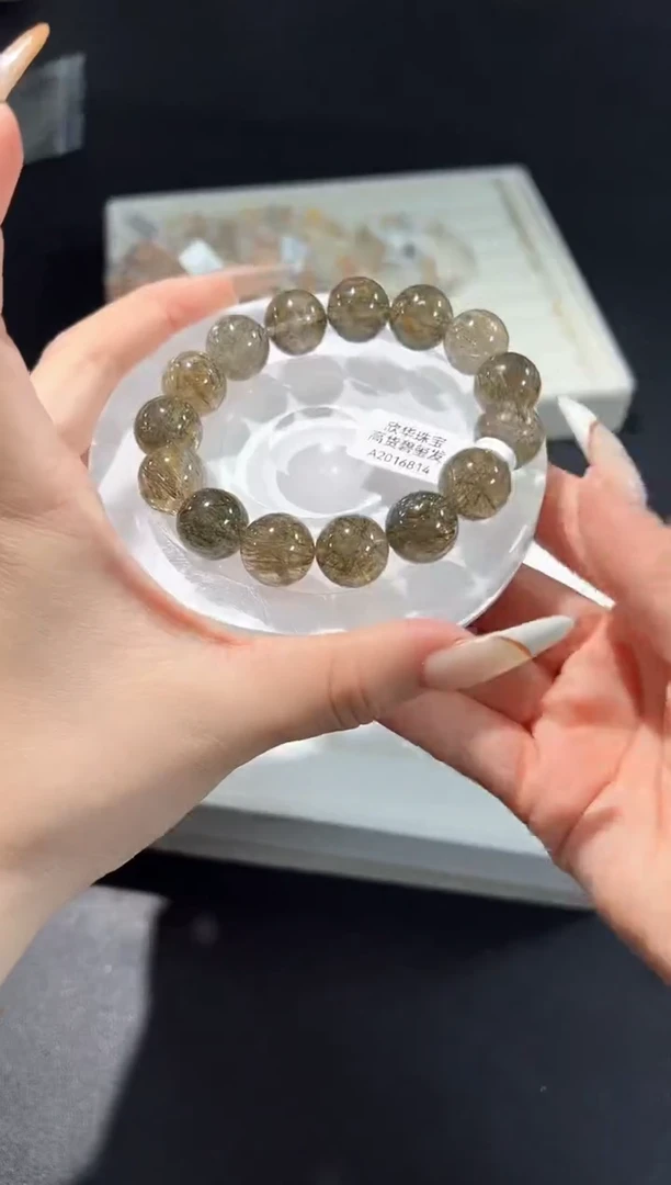 未镶嵌手串水晶23j多样性发其一【1条】默认微瑕14mm