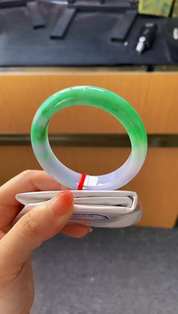 未镶嵌手镯翡翠-C86 圈口52.1