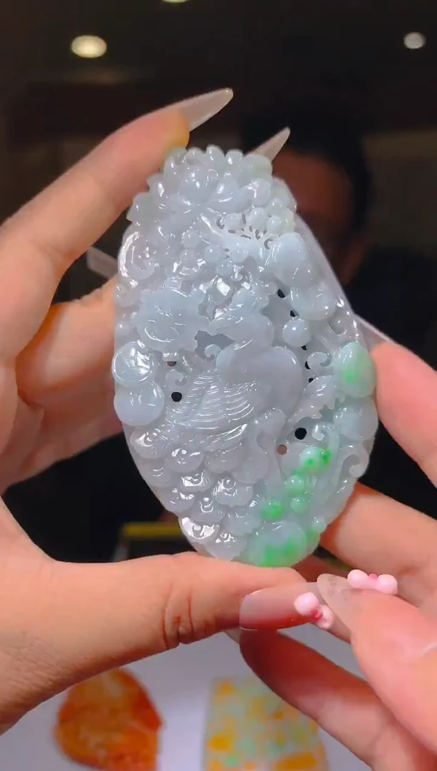 未镶嵌定制翡翠03/1023/L/发其一件/凤凰