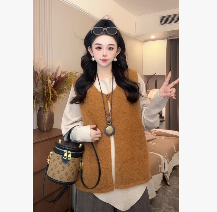 免烫时尚洋气秋季马夹小香风常规款