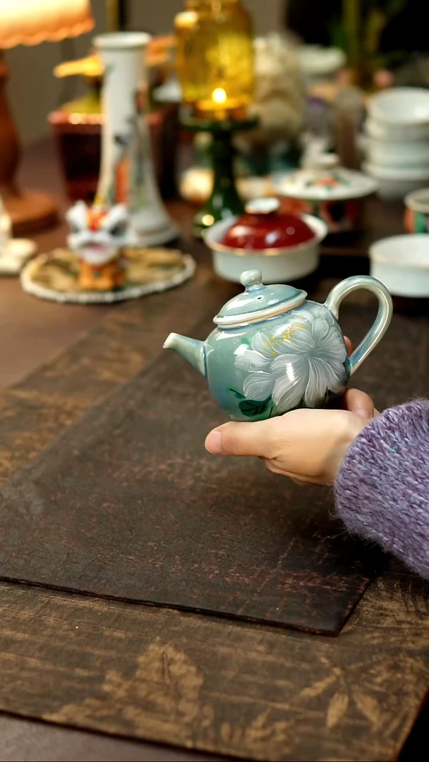 景德镇陶瓷杯碗柴烧多人