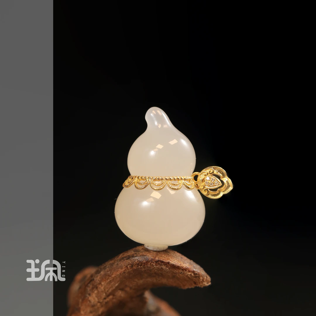 单坠/玖花露|和田玉*18K金镶嵌YNB25060206多样性发其一（Y）