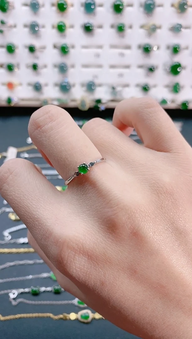 【闪购商品】翡翠戒指未镶嵌天然翡翠