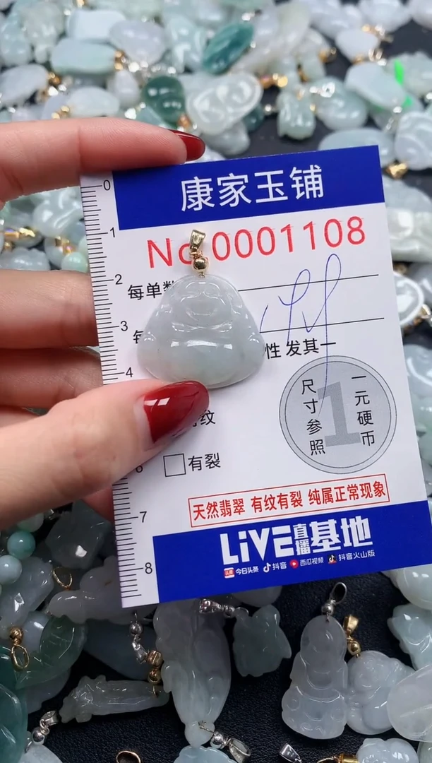 颈饰未镶嵌翡翠1108