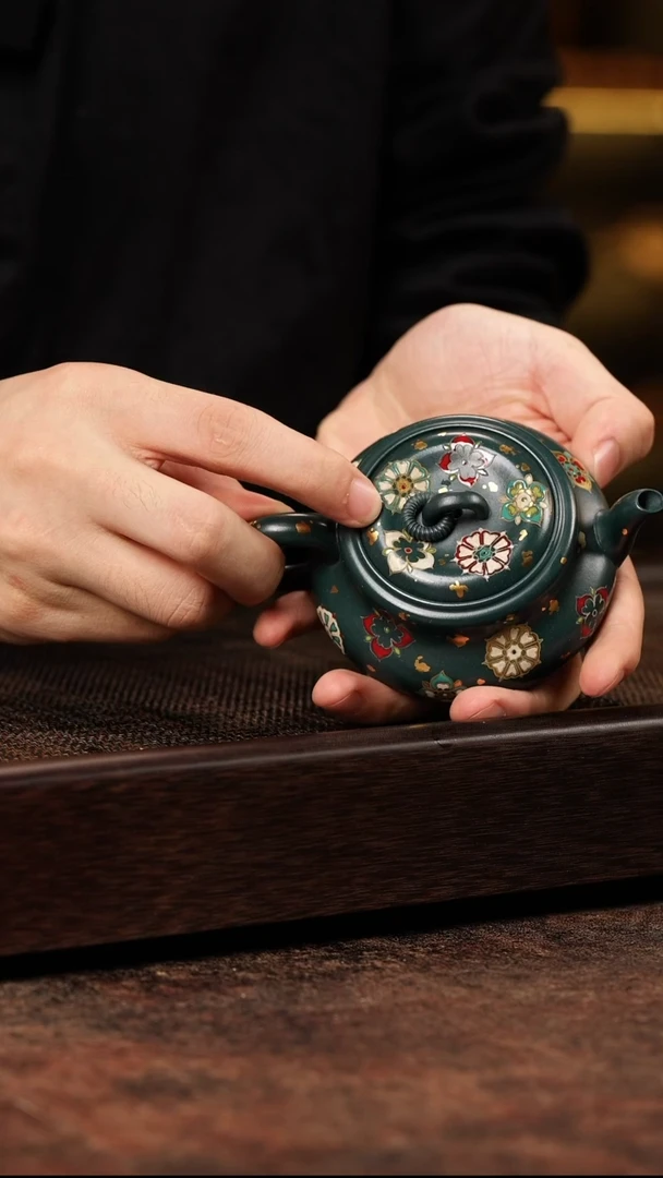 茶壶紫砂葫芦宝相纹