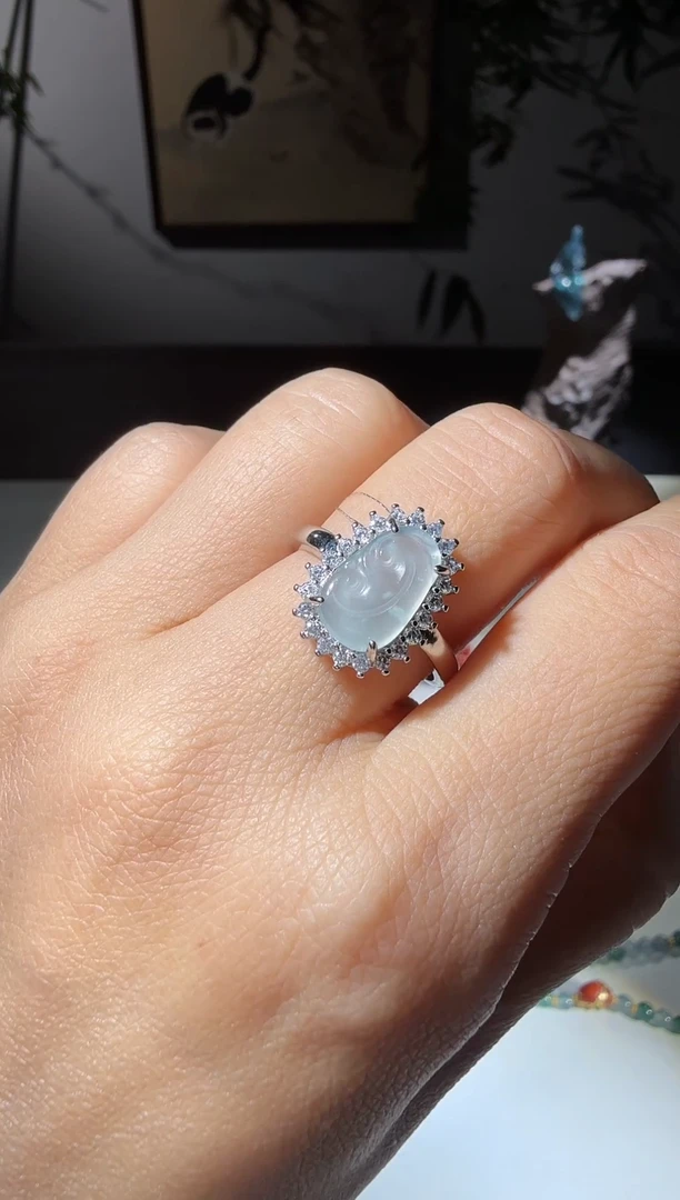 未镶嵌戒指翡翠如意-多样性发其一