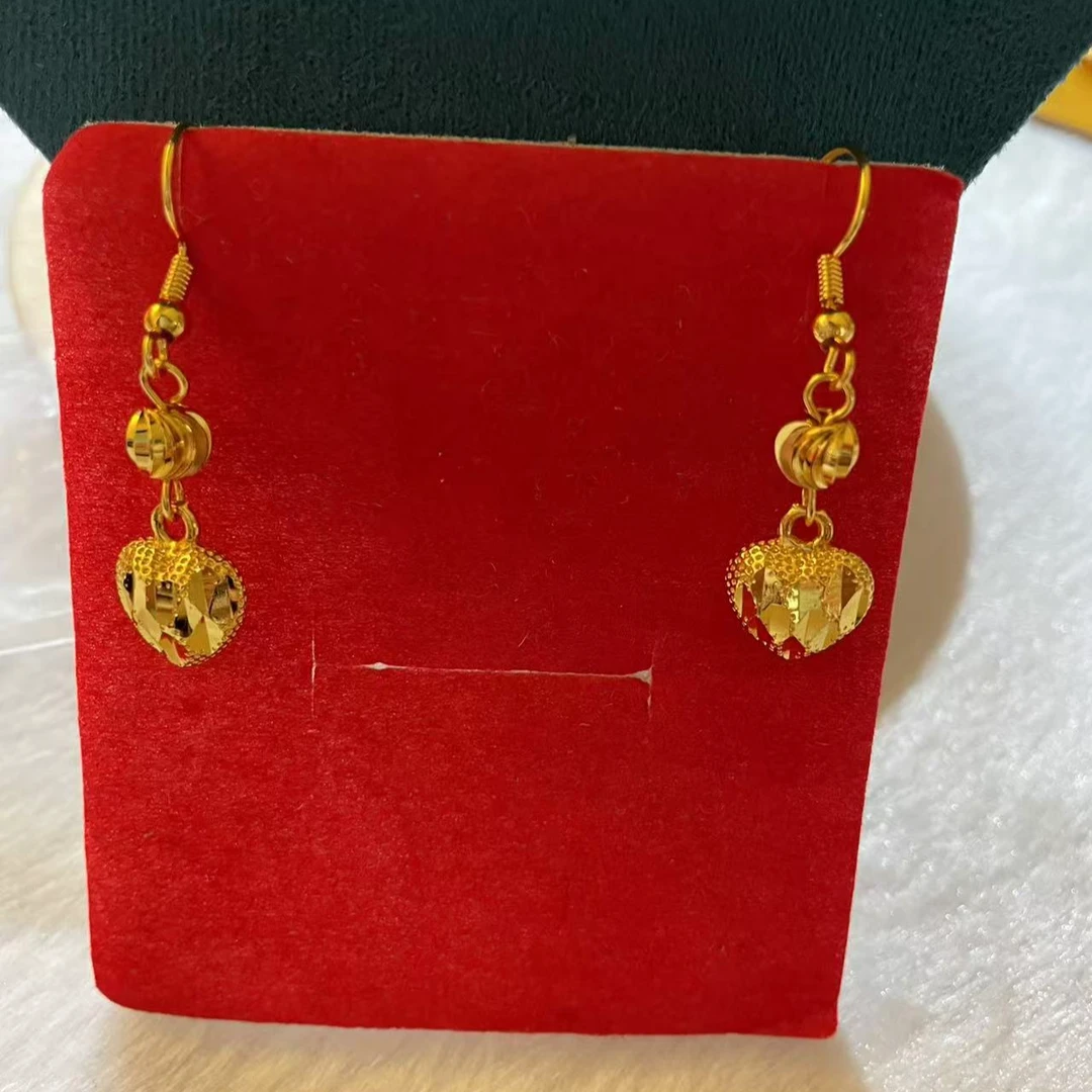 （藏收级别）耳饰 X.01020爱心耳钉