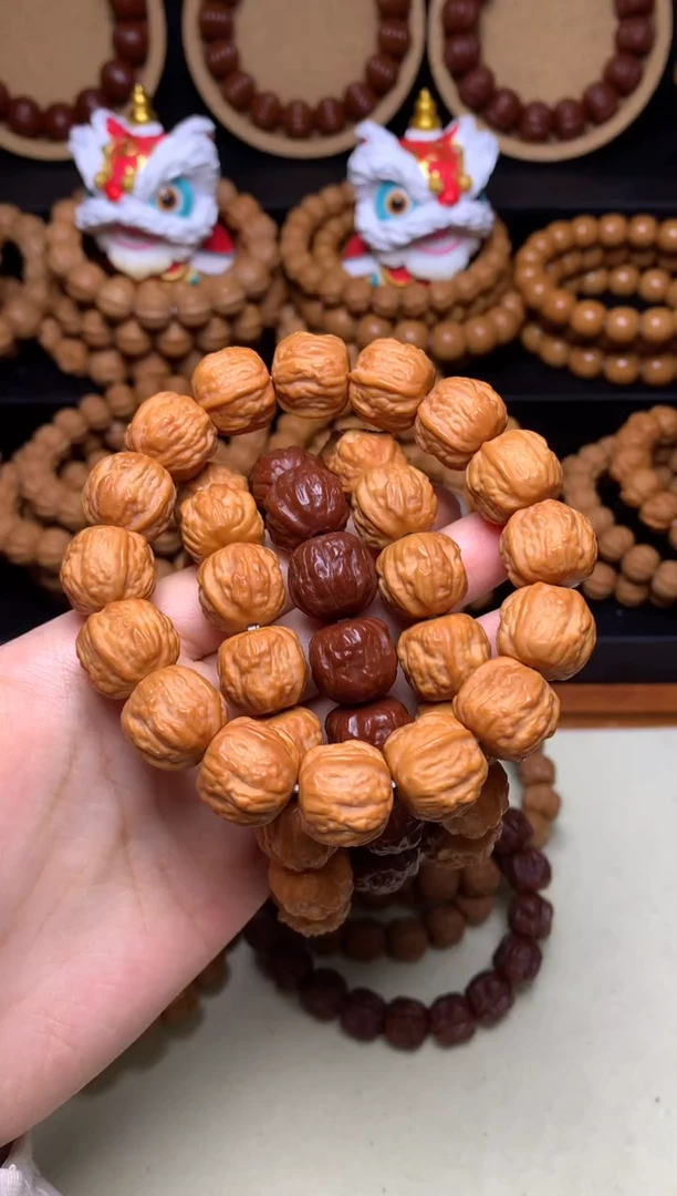 【闪购商品】猴头核桃手串15+16+蛤蟆