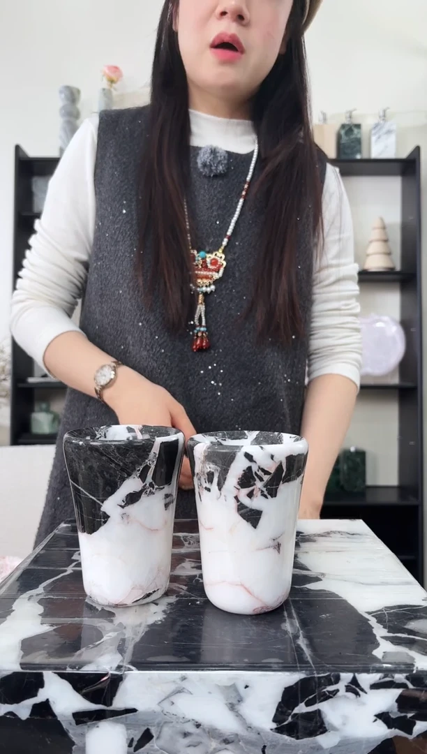 石材宝黑漱口杯210+212