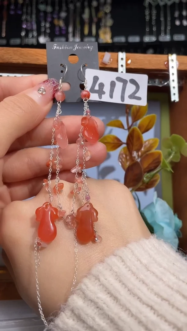 【闪购商品】紫晶耳饰银S925镶嵌喜欢拍