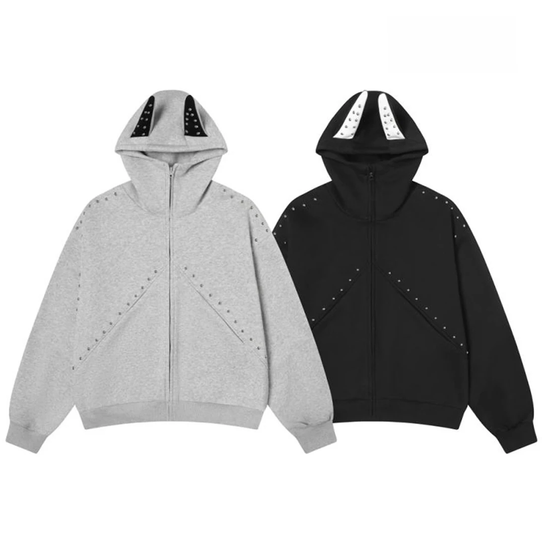 重磅连帽卫衣男女秋美式早秋春秋秋季情侣外套宽松百搭开衫上衣