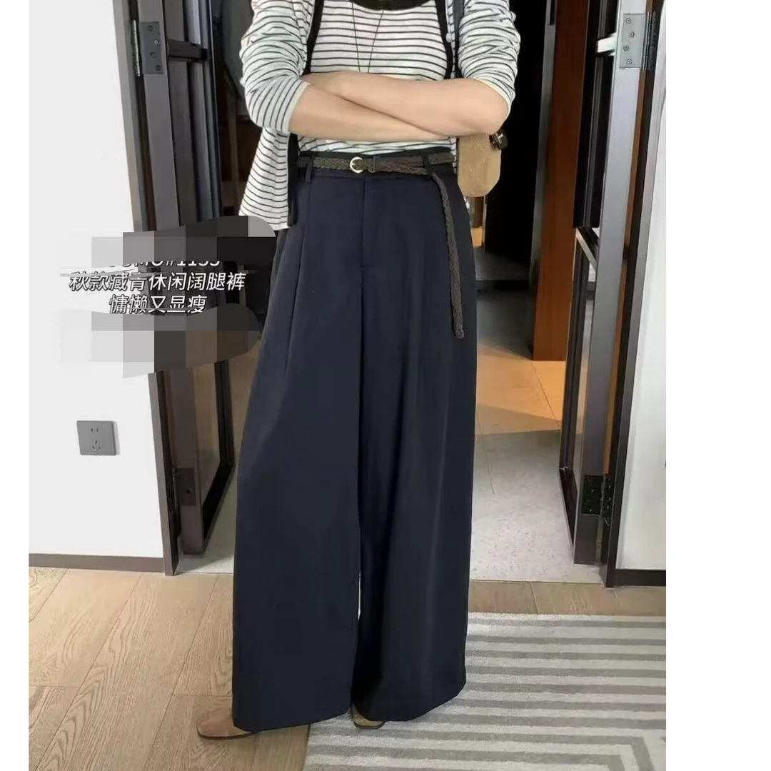 丰硕家2025高腰宽松阔腿百搭直筒裤181
