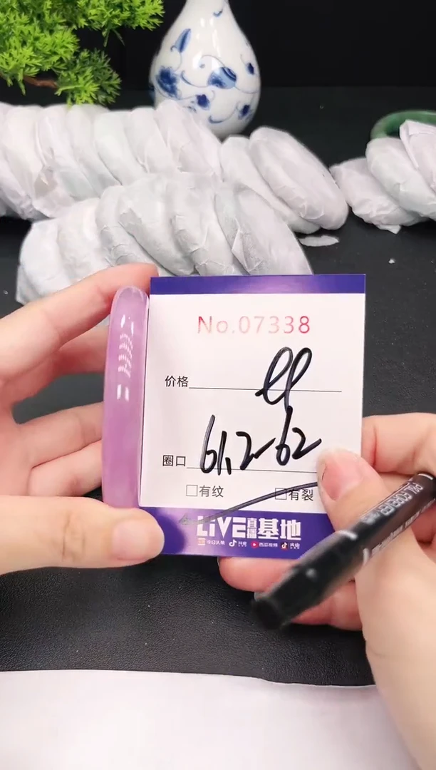 未镶嵌手镯翡翠7338