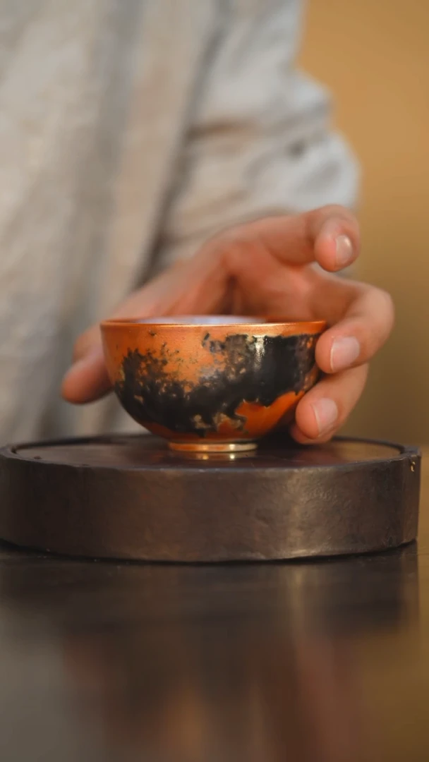 22柴房陶瓷柴烧主人杯