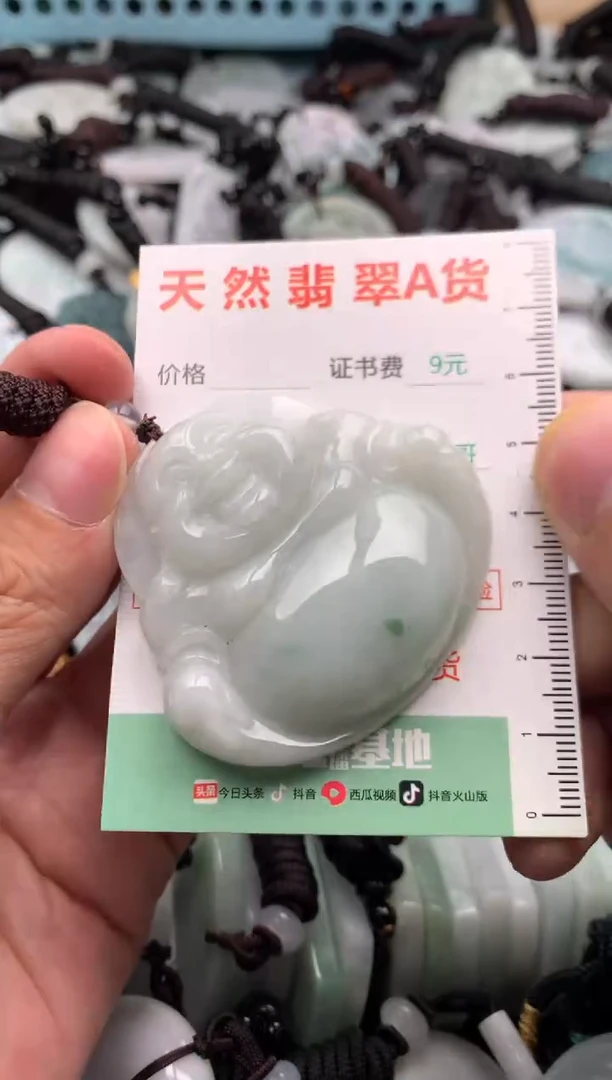 翡翠未镶嵌吊坠(不含链)1