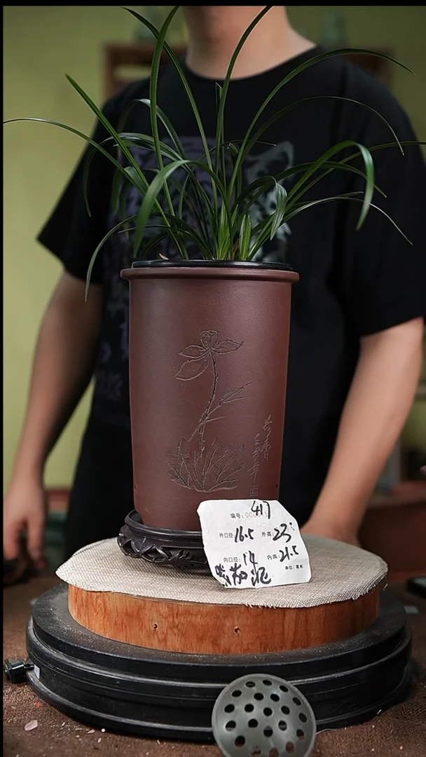 紫砂花盆紫砂花盆417+s