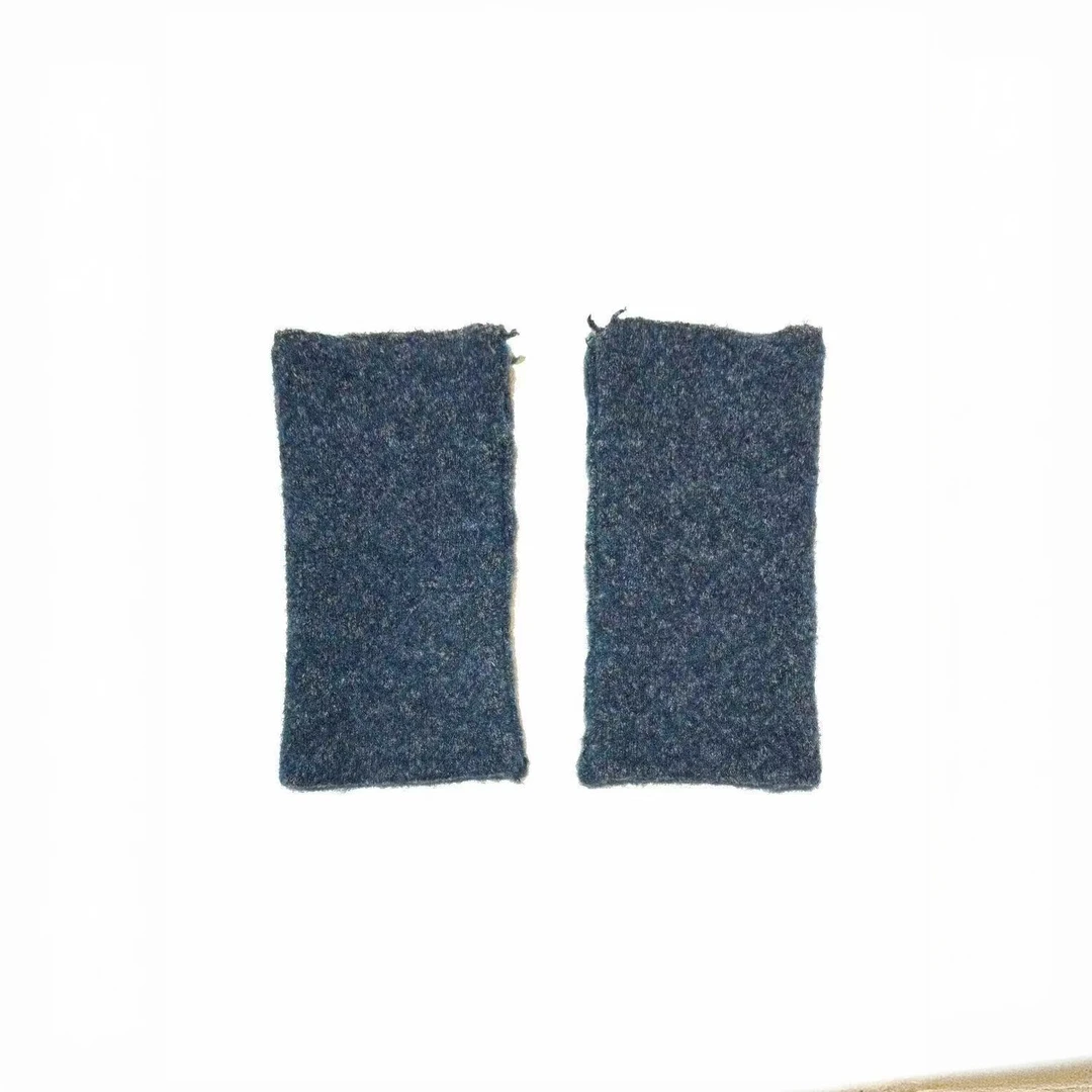 左岸迷香·贞琦坊  针织袖套：Z25FW7241 时尚保暖蓝色