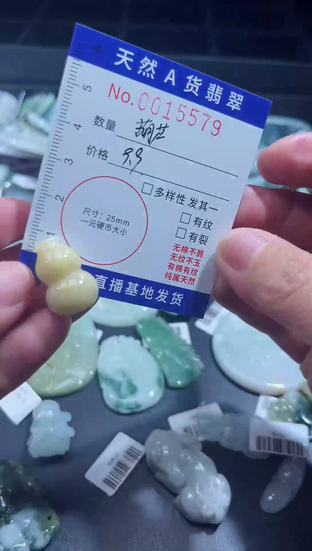 【闪购商品】翡翠颈饰未镶嵌天然翡翠15579