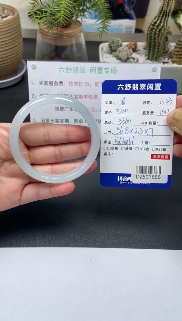【闪购商品】翡翠手镯未镶嵌D2501666