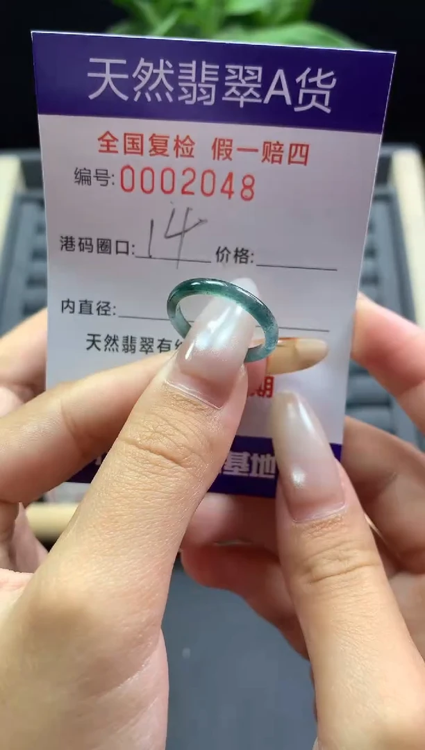 未镶嵌戒指翡翠天然  2048